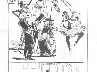 Nel 1888 inizi� la sua collaborazione con il settimanale umoristico barese Fra Melitone, dove prese il suo identitario nome d�arte